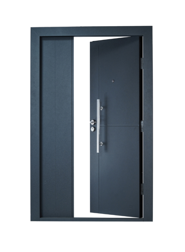 Black Steel Doors - Image 2