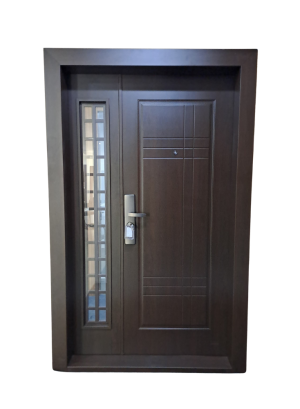 Dark Brown Steel Doors